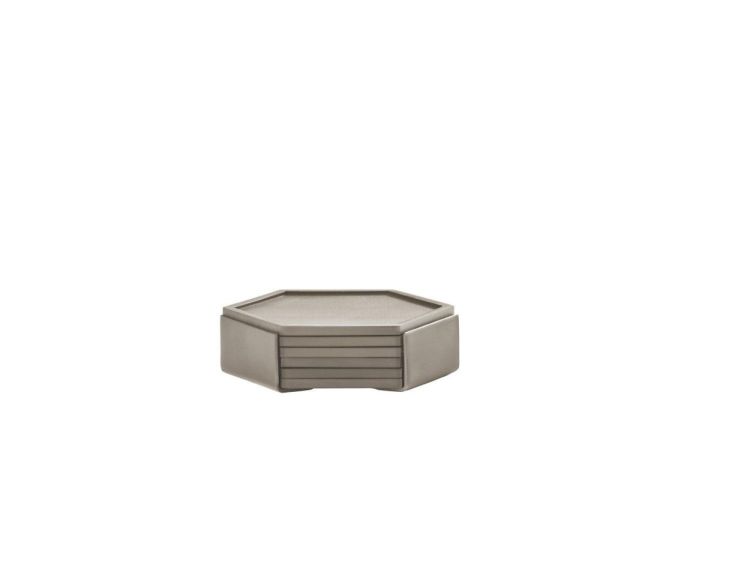 Zone Denmark Set 6 glasonderzetters Bold (Taupe) - Panache (Koksijde)