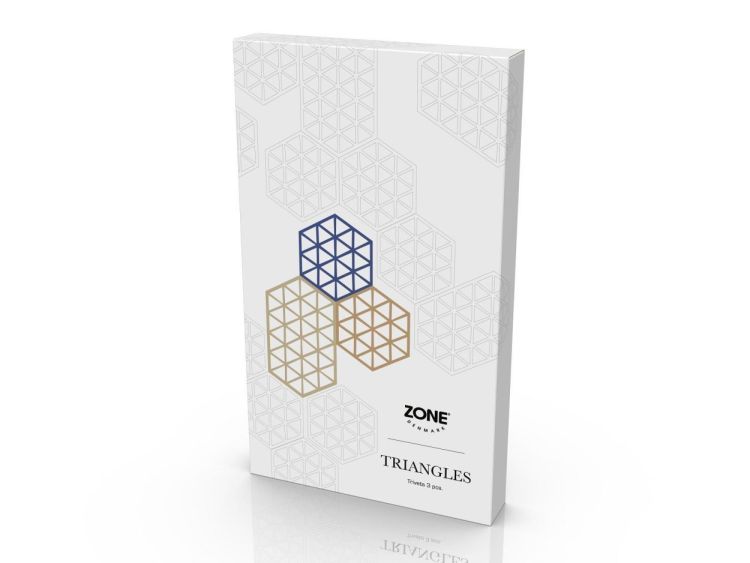 Zone Denmark Set de dessous-de-plat Hexagon 3 pièces (Multi) - Panache (Koksijde)