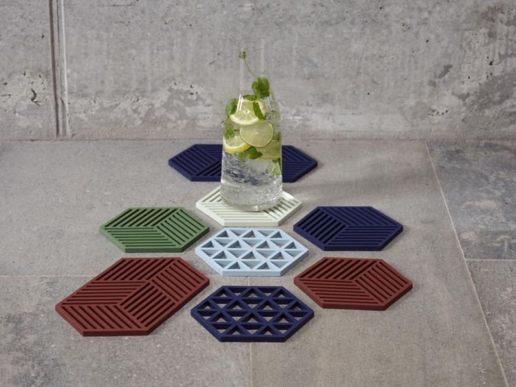 Zone Denmark Dessous-de-plat Hexagon 16cm (Midnight) - Panache (Koksijde)