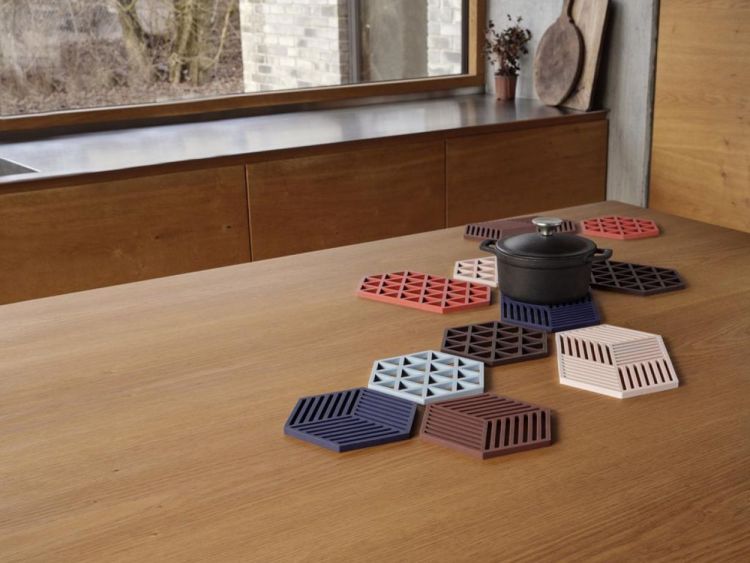 Zone Denmark Dessous-de-plat Hexagon 16cm (Midnight) - Panache (Koksijde)