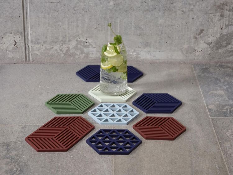 Zone Denmark Trivet Hexagon 24cm (Burgundy) - Panache (Koksijde)