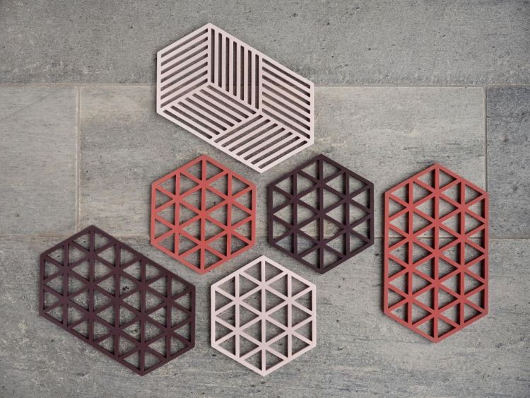 Zone Denmark Dessous-de-plat Triangles 16cm (Rose) - Panache (Koksijde)