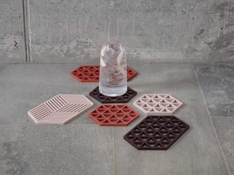 Zone Denmark Dessous-de-plat Triangles 16cm (Rose) - Panache (Koksijde)