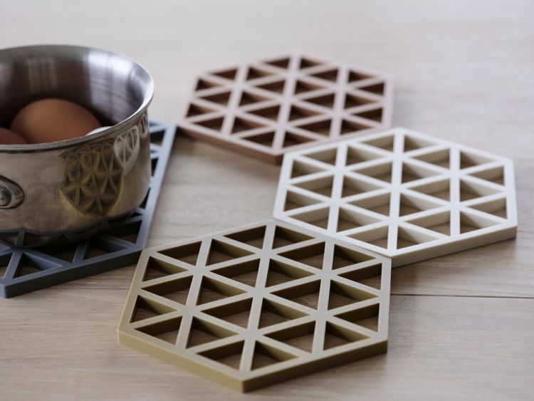 Zone Denmark Trivet Triangles (Light Terracotta) - Panache (Koksijde)