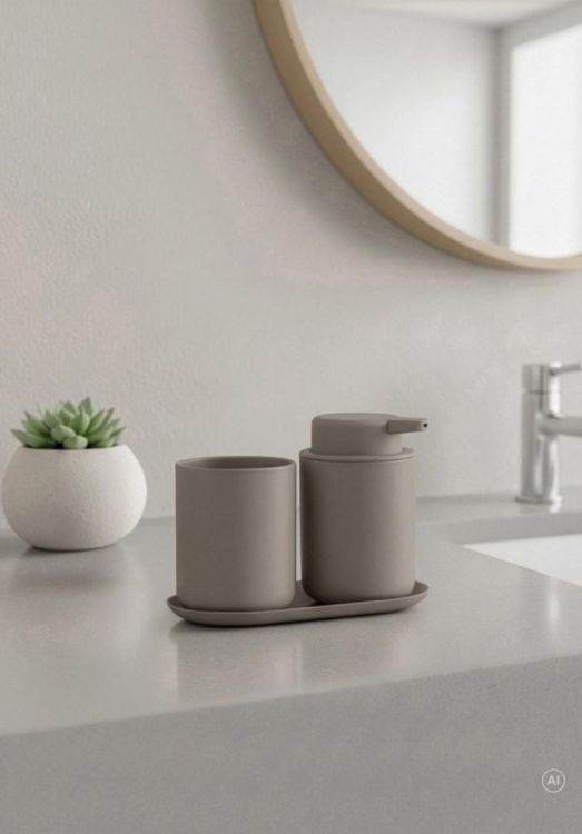 Zone Denmark Ume badkamer 3-delige set (Taupe) - Panache (Koksijde)