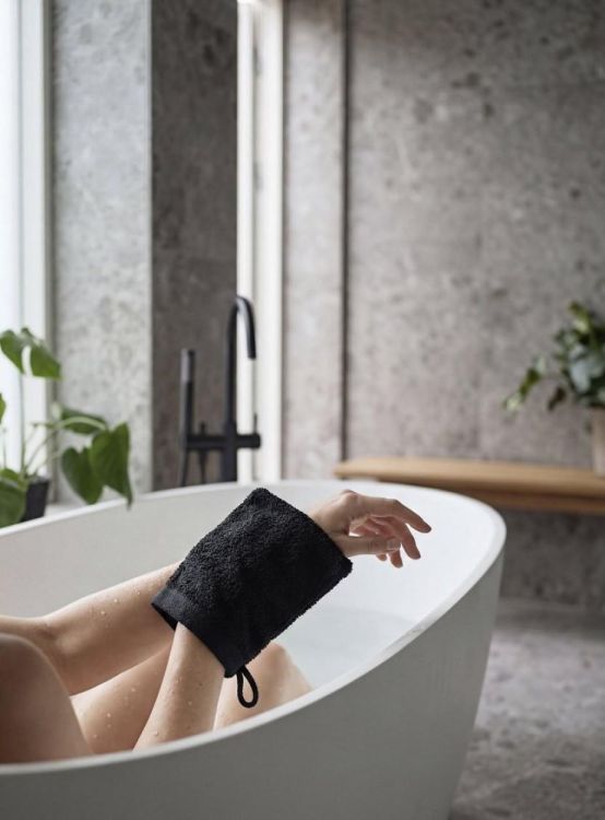 Zone Denmark Washandje Sauna 21x15,5cm (Black) - Panache (Koksijde)