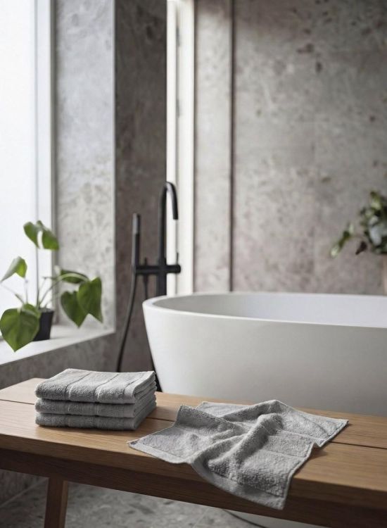 Zone Denmark Gastendoekje Sauna 30x30cm (Grey) - Panache (Koksijde)
