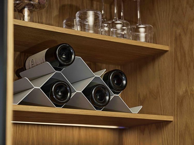 Zone Denmark Wijnrek Rocks 9 flessen (Warm grey) - Panache (Koksijde)