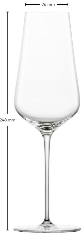 Zwiesel Glas 2 DUO Hybrid Champagneglazen (Transparant) - Panache (Koksijde)