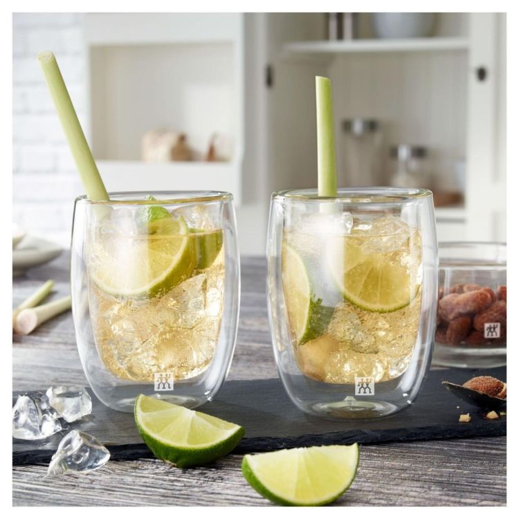 Zwilling 2 verres double paroi de 200 ml (Transparant) - Panache (Koksijde)