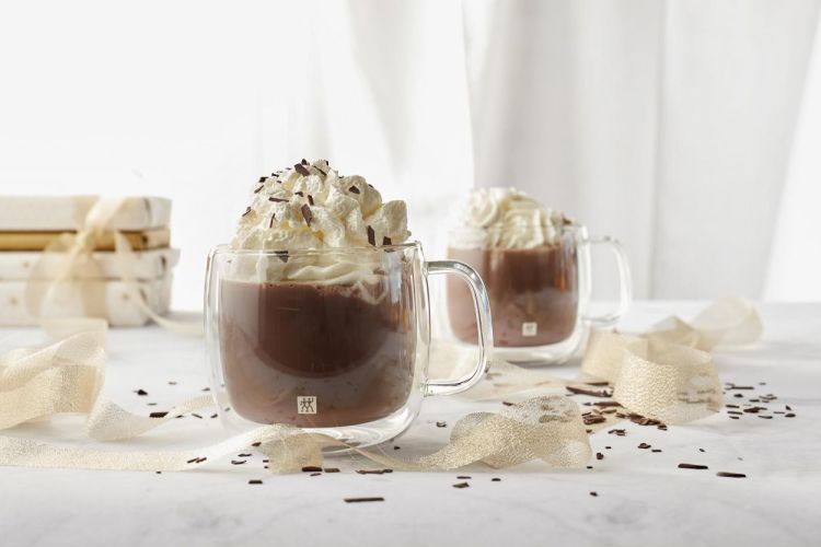 Zwilling 2 verres double paroi avec anse de 450 ml (Transparant) - Panache (Koksijde)