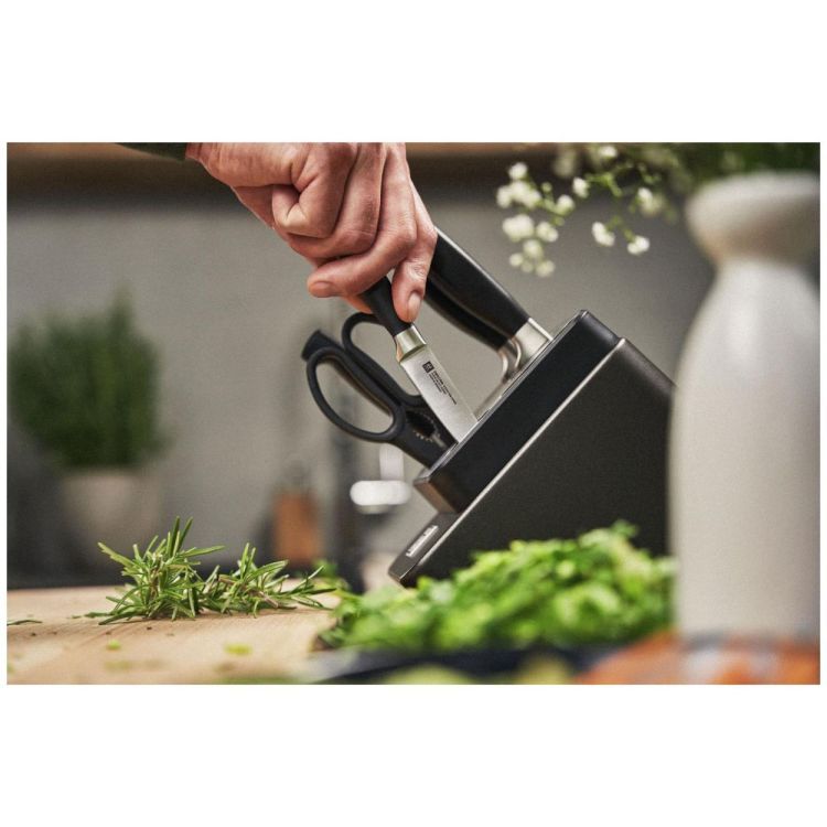 Zwilling Four Star messenblok 7-delig Zelfslijpend (Anthraciet) - Panache (Koksijde)