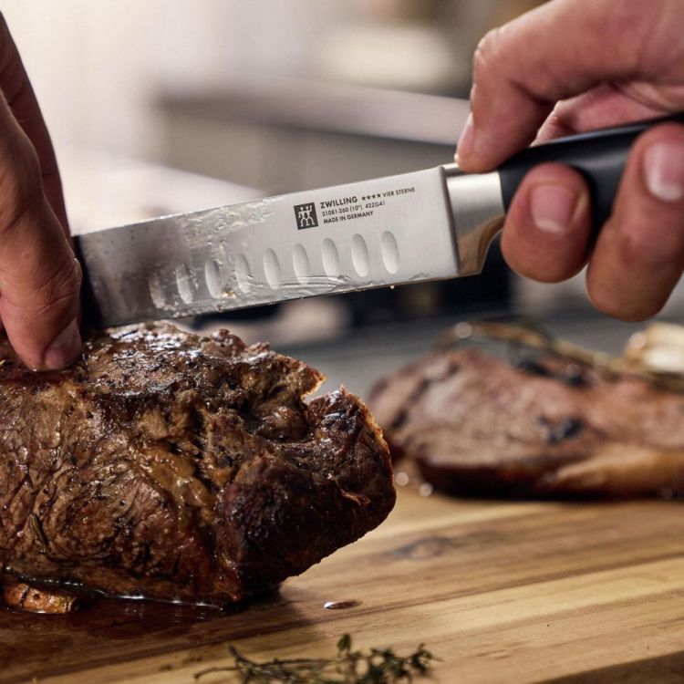 Zwilling Four Star Hammes Jamonero kuiltjes 26cm (Inox) - Panache (Koksijde)