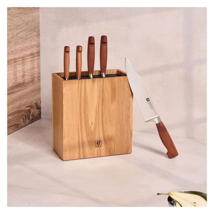 Zwilling Four Star messenblok 6-delig (Hout) - Panache (Koksijde)