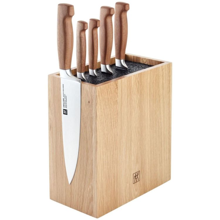 Zwilling Four Star messenblok 6-delig (Hout) - Panache (Koksijde)