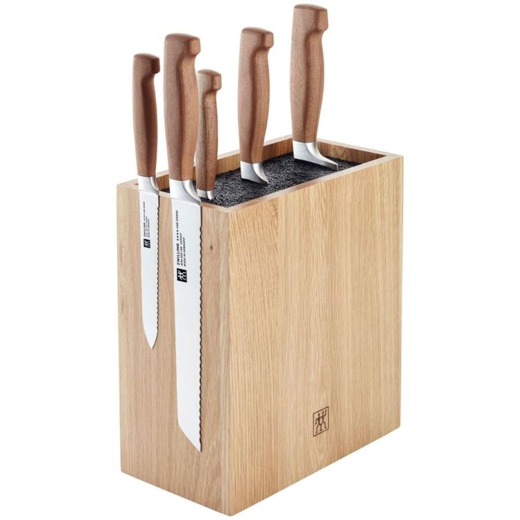 Zwilling Four Star messenblok 6-delig (Hout) - Panache (Koksijde)