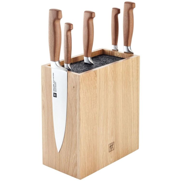 Zwilling Four Star messenblok 6-delig (Hout) - Panache (Koksijde)
