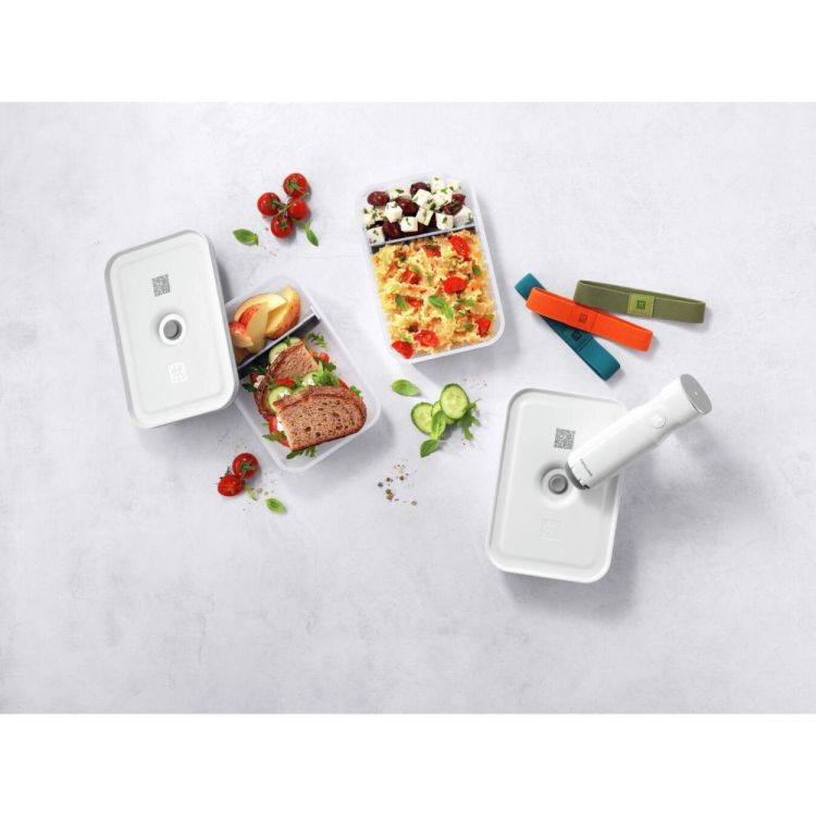 Zwilling Fresh&Save 3 Lunchbox met elastische band (Semi transparant) - Panache (Koksijde)