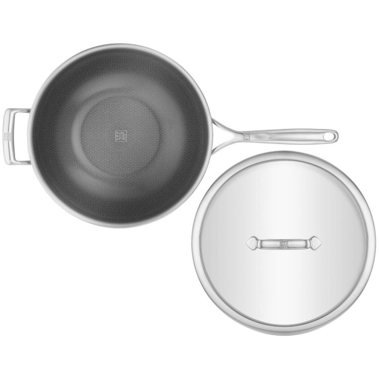 Zwilling Peak Wok 30cm met glasdeksel HyCoat () - Panache (Koksijde)
