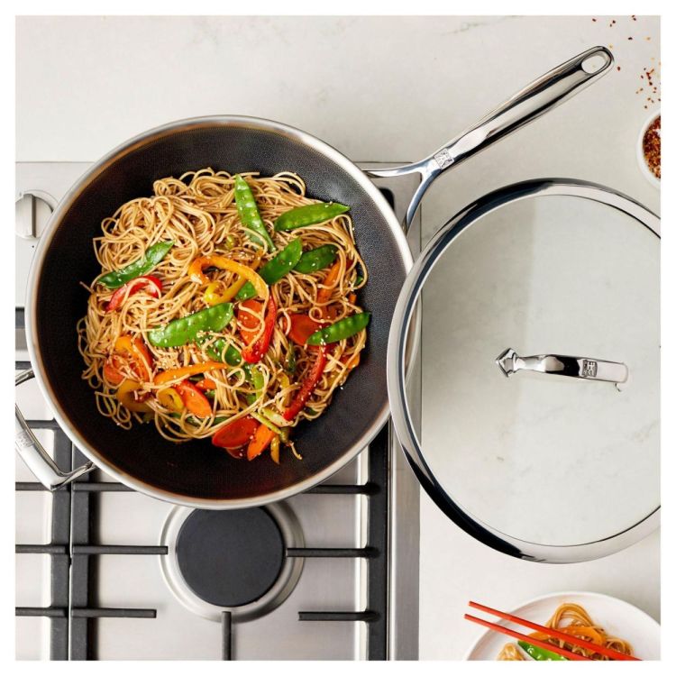 Zwilling Peak Wok 30cm met glasdeksel HyCoat () - Panache (Koksijde)